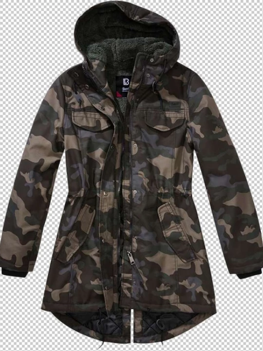 Foto van product Brandit Tussenparka donkergrijs / kaki / olijfgroen