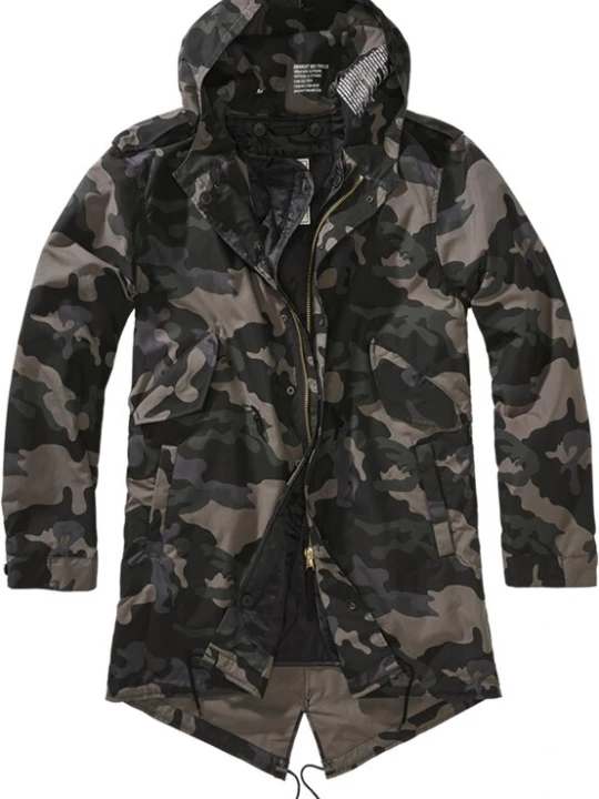Foto van product Brandit Tussenparka 'M51 US' antraciet / grafiet / greige / donkergroen