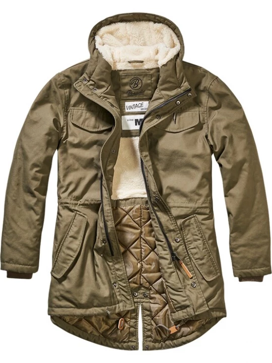Foto van product Brandit Tussenparka 'Marsh Lake' kaki