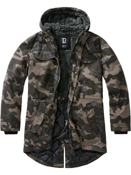 Foto van product Brandit Tussenparka 'Marsh Lake' kaki / spar