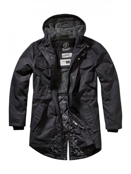 Foto van product Brandit Tussenparka 'Marsh Lake' zwart