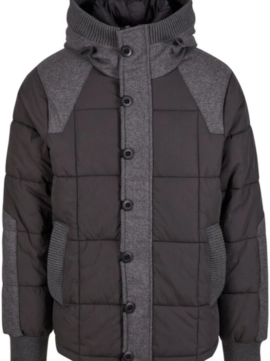 Foto van product Brandit Winterjas 'Garret' grijs / zwart