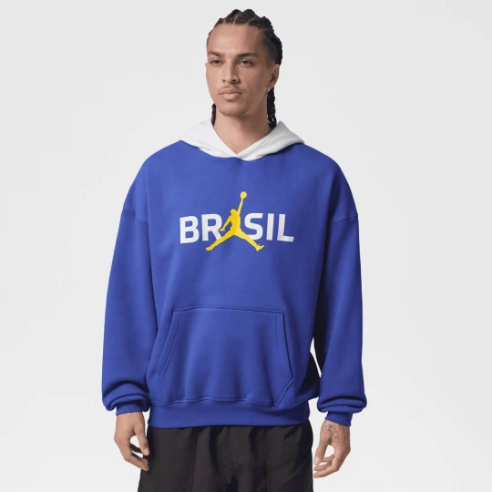 Foto van product Brasil Fleece Hoodie Jordan blauw