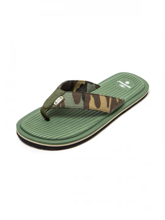 Foto van product Brasileras Strand- / badschoen 'Army' donkerbruin / kaki / donkergroen / zwart