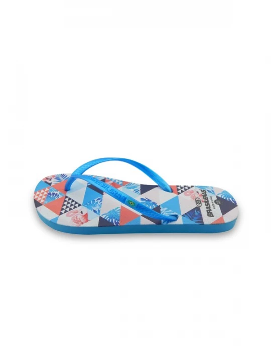 Foto van product Brasileras Teenslipper 'Axon' lichtblauw