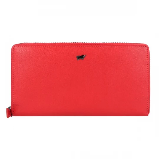Foto van product Braun Büffel Portemonnee 'Anna' rood / zilver