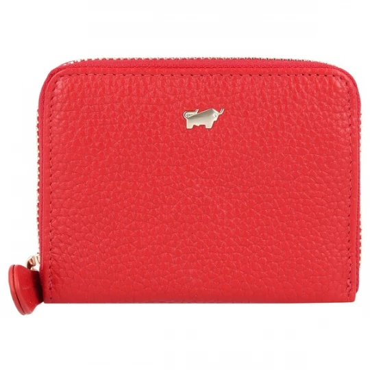 Foto van product Braun Büffel Portemonnee 'Asti' rood / zilver