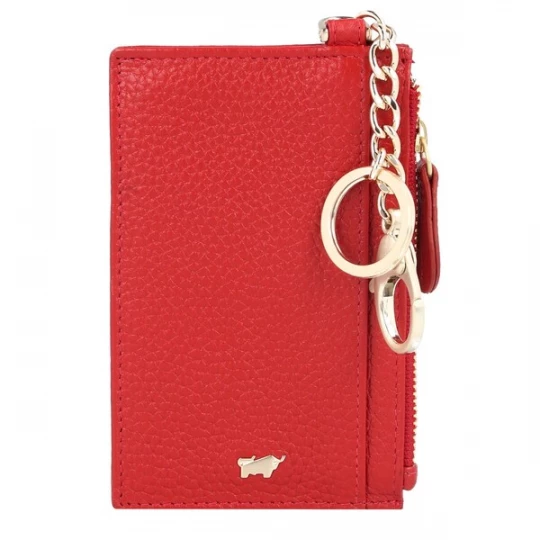 Foto van product Braun Büffel Sleutelhanger 'Asti' rood / zilver