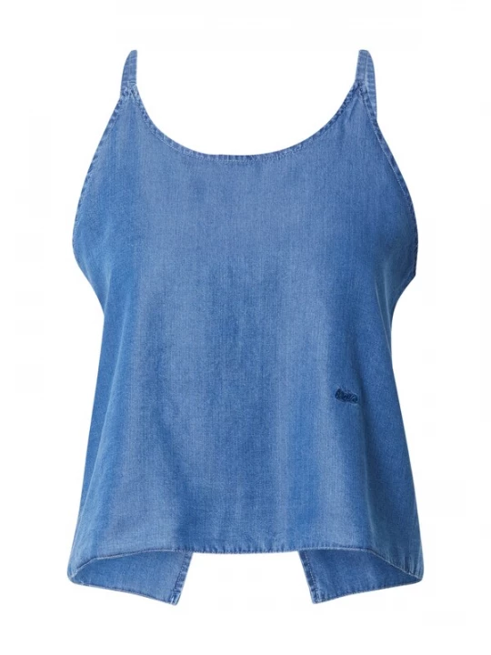 Foto van product Brava Fabrics Top blauw denim