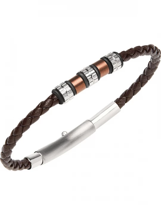 Foto van product Breil Armband bruin / brons / zilver