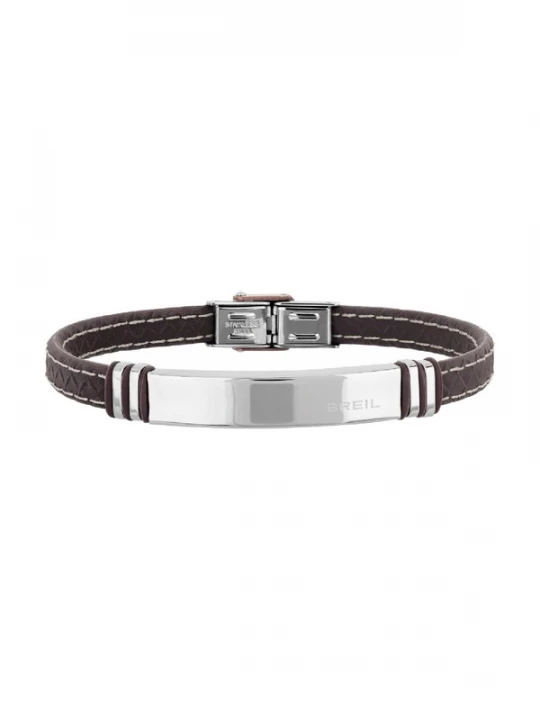 Foto van product Breil Armband bruin / zilver
