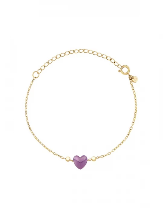 Foto van product Breil Armband 'Candy' goud / donkerlila
