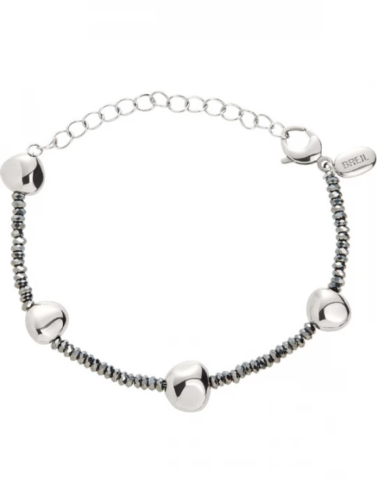 Foto van product Breil Armband 'Rocks' antraciet / zilver