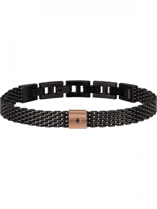 Foto van product Breil Armband rose-goud / zwart