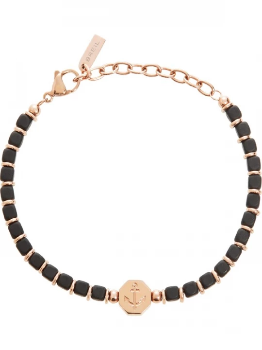 Foto van product Breil Armband rose-goud / zwart