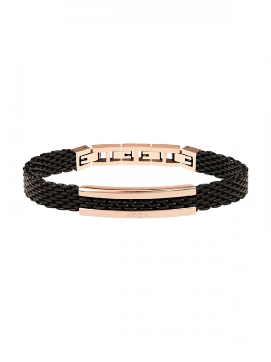 Foto van product Breil Armband rose-goud / zwart