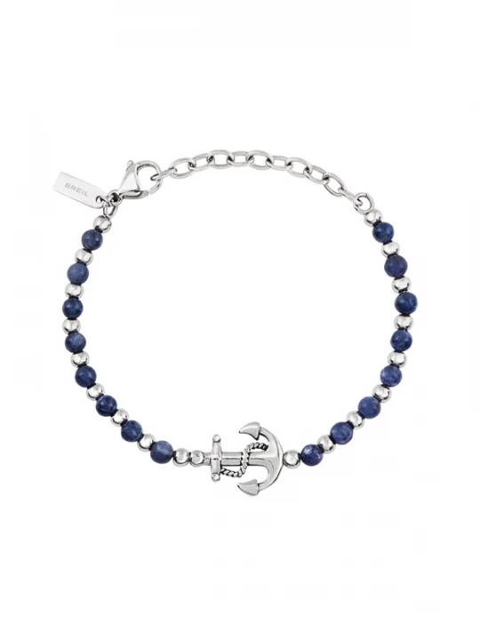 Foto van product Breil Armband 'Soundwave' donkerblauw / zilver