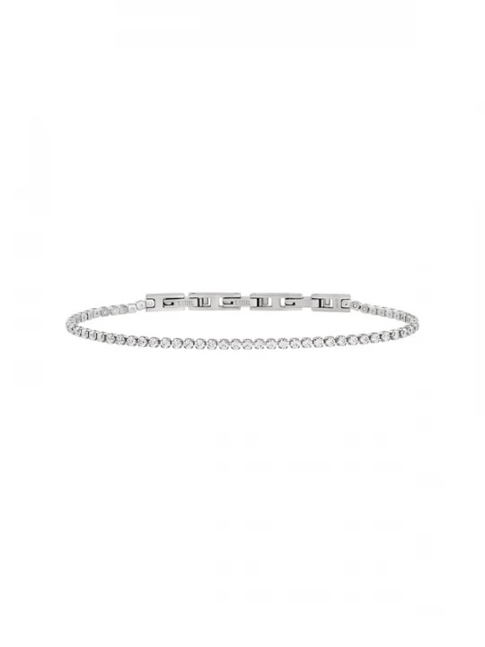 Foto van product Breil Armband 'Tennis' zilver / transparant