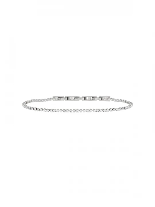 Foto van product Breil Armband 'Tennis' zilver / wit