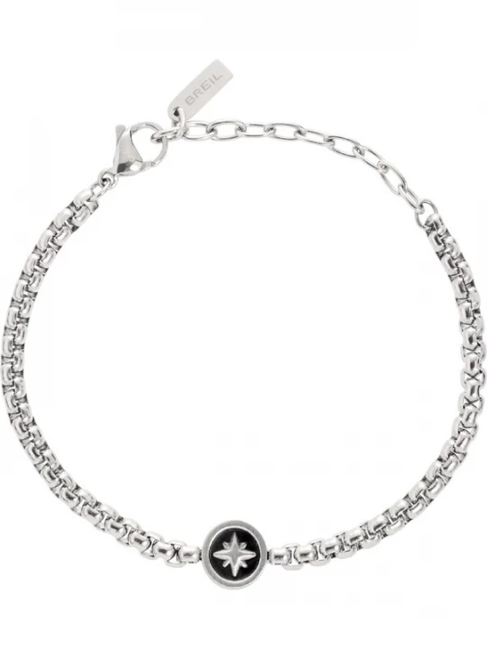 Foto van product Breil Armband zwart / zilver