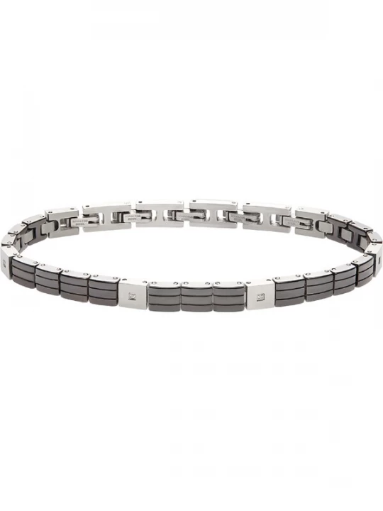 Foto van product Breil Armband zwart / zilver