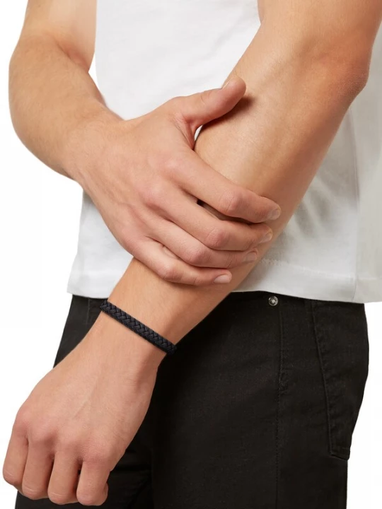 Foto van product Breil Armband zwart / zilver