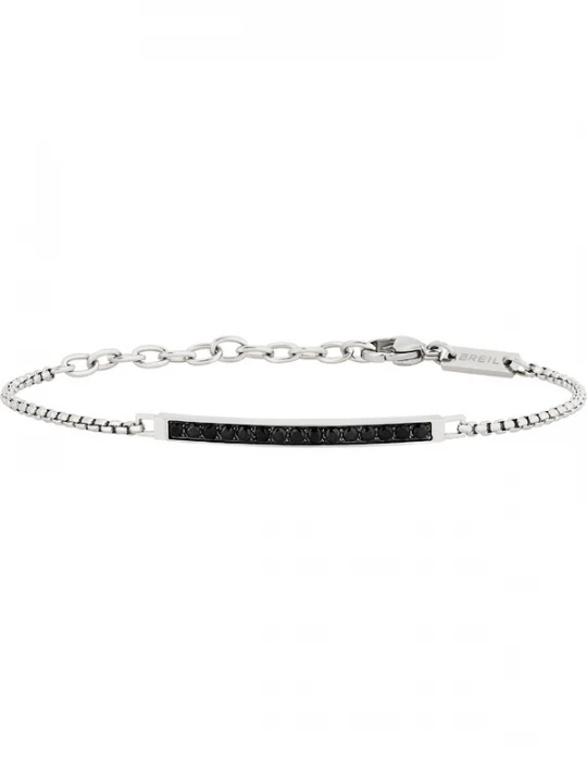Foto van product Breil Armband zwart / zilver