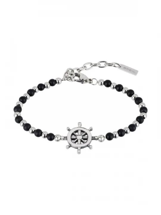 Foto van product Breil Armband zwart / zilver