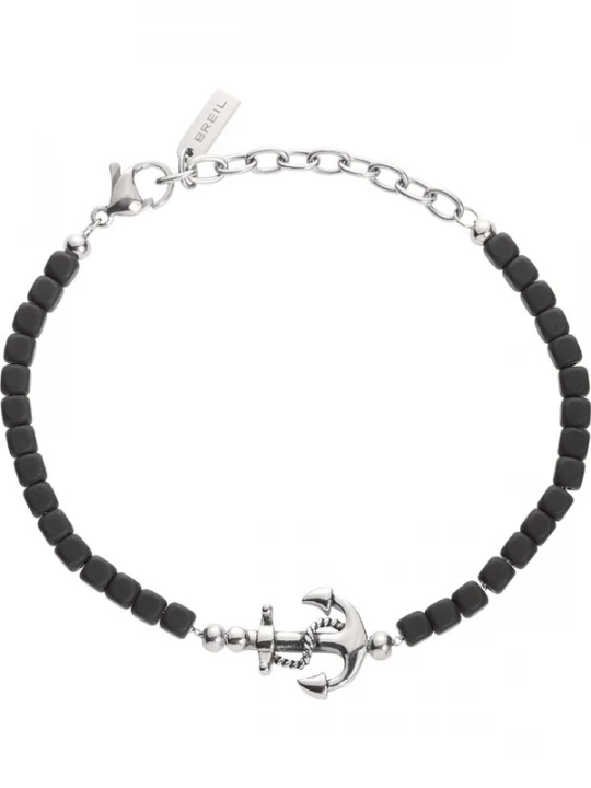 Foto van product Breil Armband zwart / zilver