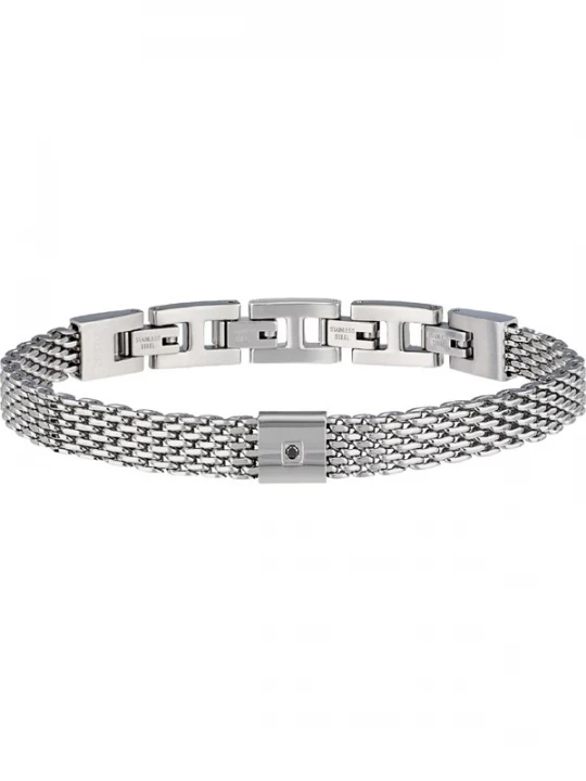 Foto van product Breil Armband zwart / zilver