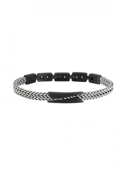 Foto van product Breil Armband zwart / zilver