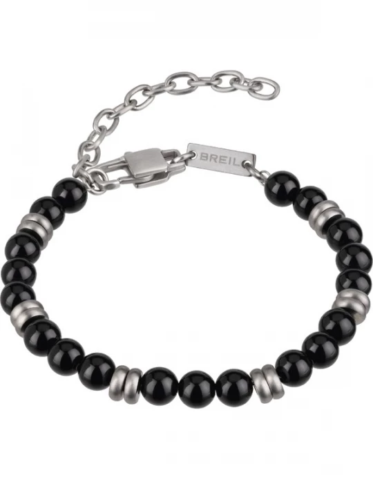 Foto van product Breil Armband zwart / zilver