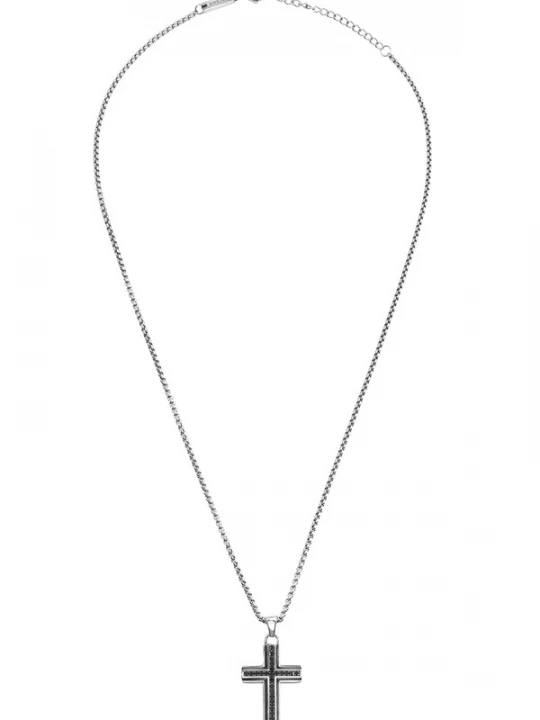 Foto van product Breil Ketting 'STEEL & SPARK' zwart / zilver