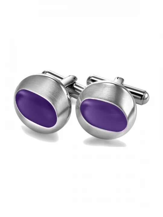 Foto van product Breil Manchetknopen braam / zilver