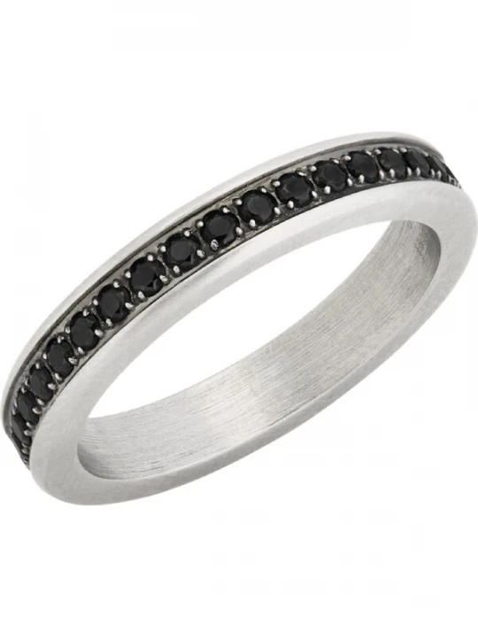 Foto van product Breil Ring antraciet / zilver