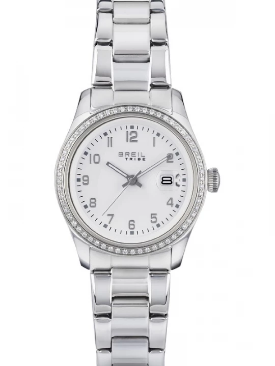 Foto van product Breil Ring 'Classic Elegance' zilver / transparant / wit