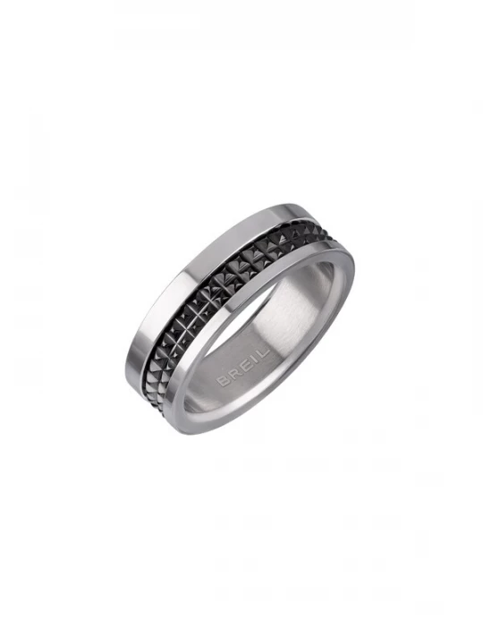Foto van product Breil Ring zwart / zilver