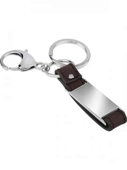 Foto van product Breil Sleutelhanger bruin / zilver