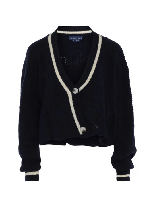 Foto van product bridgeport Gebreid vest crème / marine