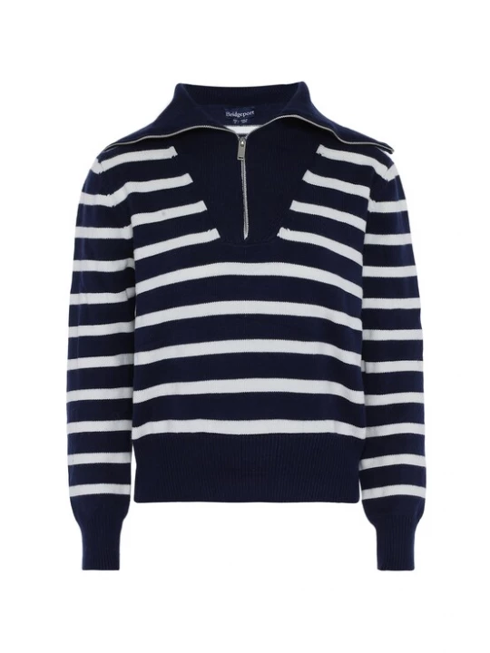 Foto van product bridgeport Trui donkerblauw / wit