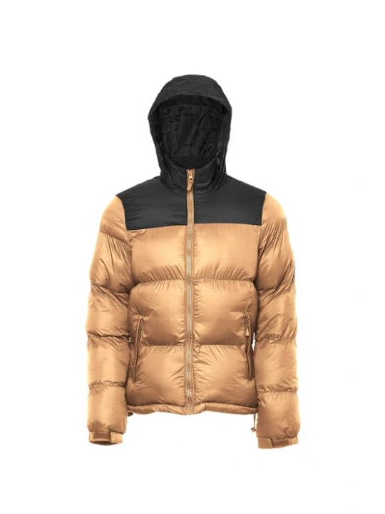 Foto van product FUMO Winterjas lichtbruin / zwart