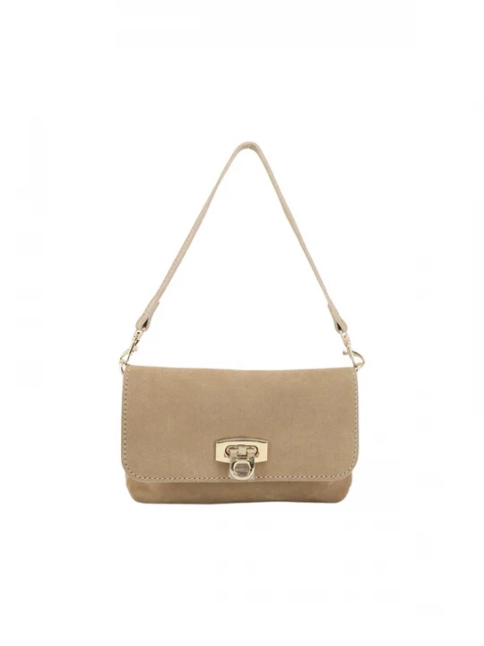 Foto van product Brise Clutch 'Alessa Wild Leather' lichtbruin