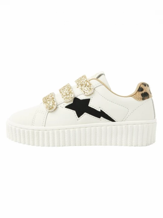 Foto van product BRITISH KNIGHTS Sneakers 'BLISS VELCRO' goud / wit