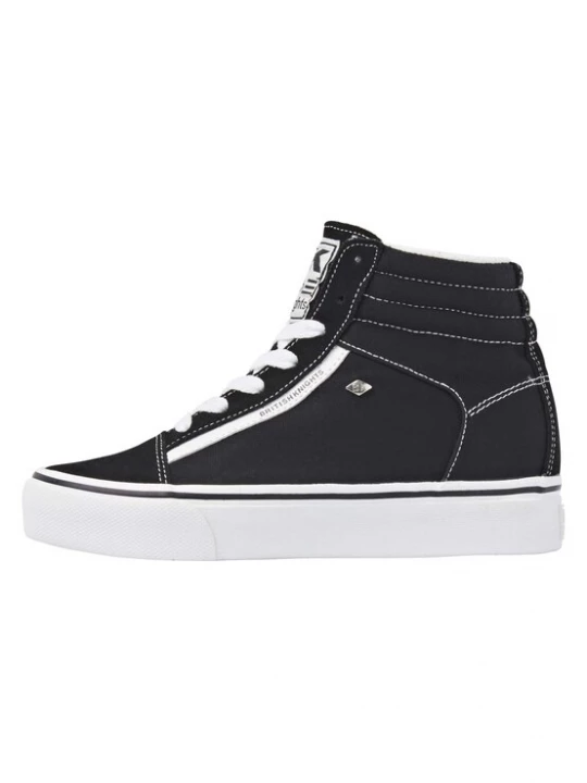Foto van product BRITISH KNIGHTS Sneakers hoog 'MACK' zwart / wit