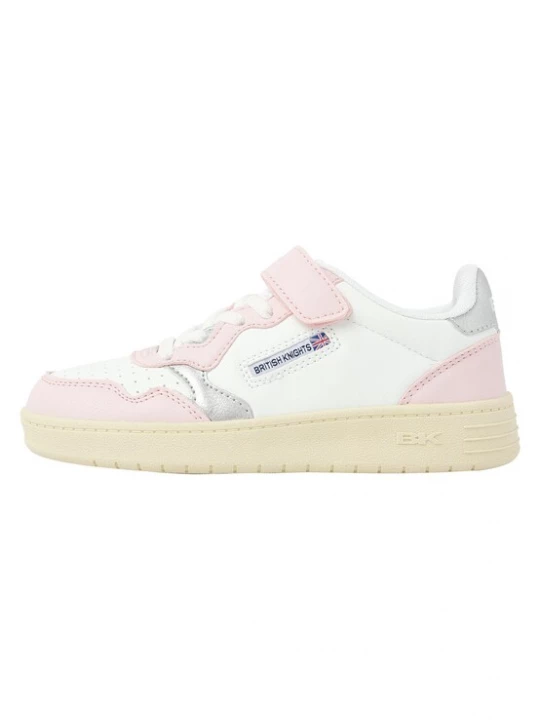 Foto van product BRITISH KNIGHTS Sneakers 'Noors' oudroze / zilver / wit