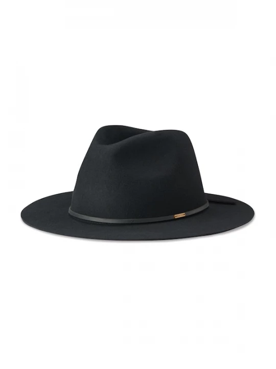 Foto van product Brixton Hoed 'WESLEY FEDORA' zwart