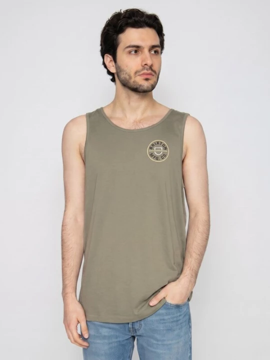 Foto van product Brixton Shirt 'Crest' groen