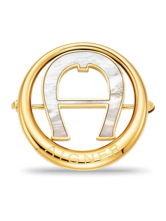 Foto van product Broche Aigner goudkleurig