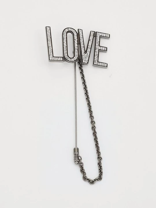 Foto van product Broche MOSCHINO zilverkleurig