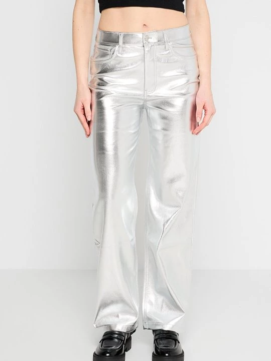 Foto van product Broek Abercrombie & Fitch zilverkleurig
